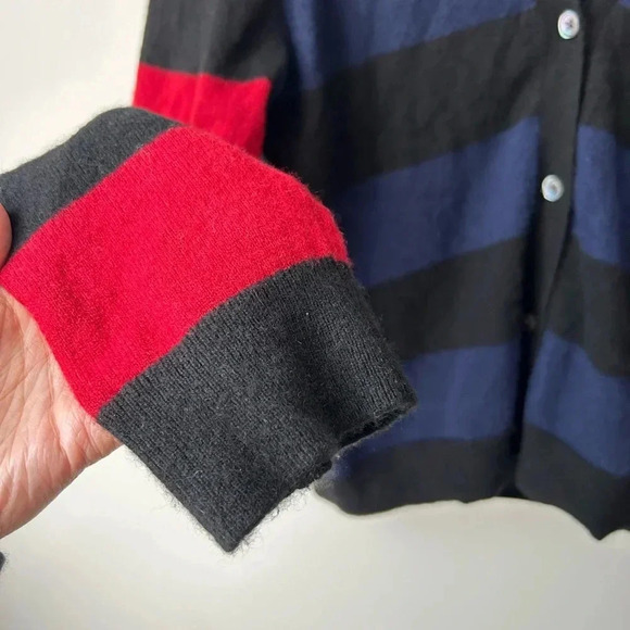 Equipment Black and Red Striped Sweater - Picture 6 of 12